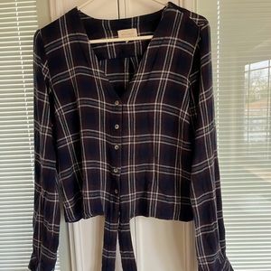 Plaid shirt by Melody, size Medium